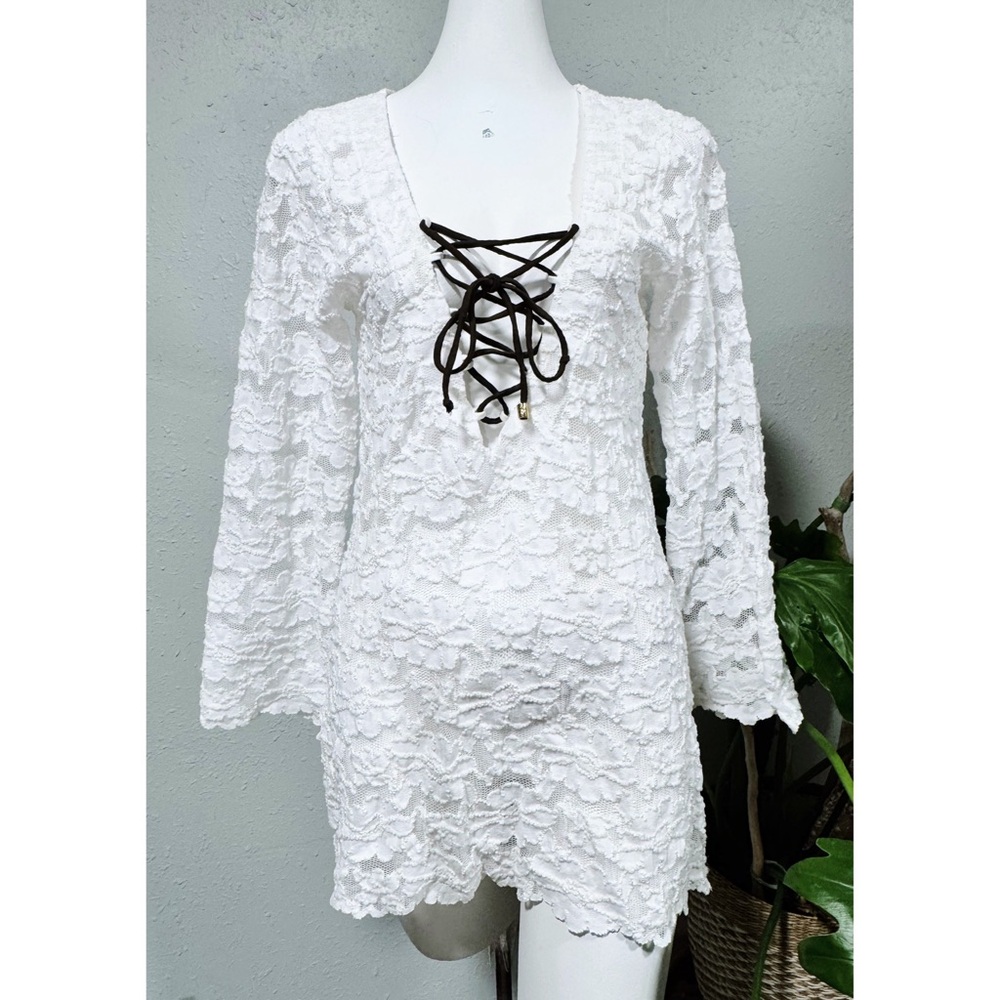 Beach Bunny Floral Lace Swim Cover Up